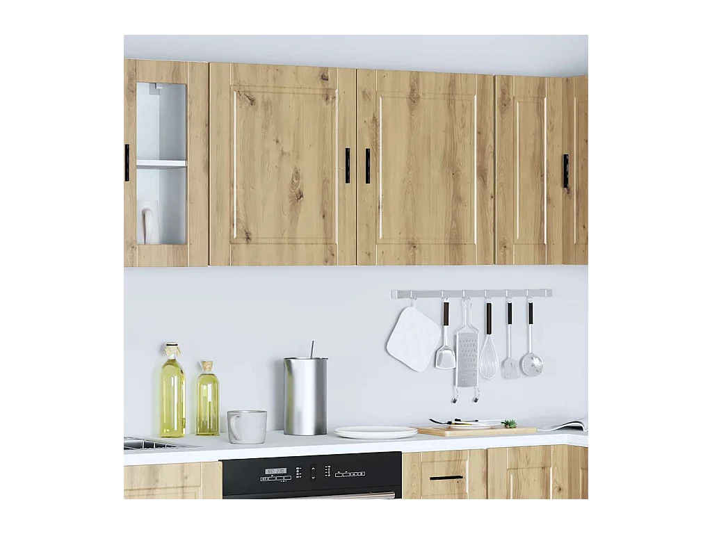 Pensili da Cucina 2 pz Porto Rovere Artigianale in Truciolato