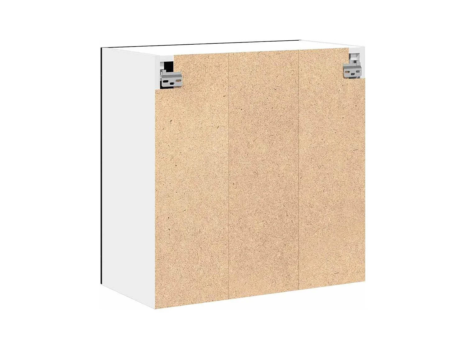 Armoire en Verre Suspendue Riga Chêne noir 60 x 31 x 60 cm