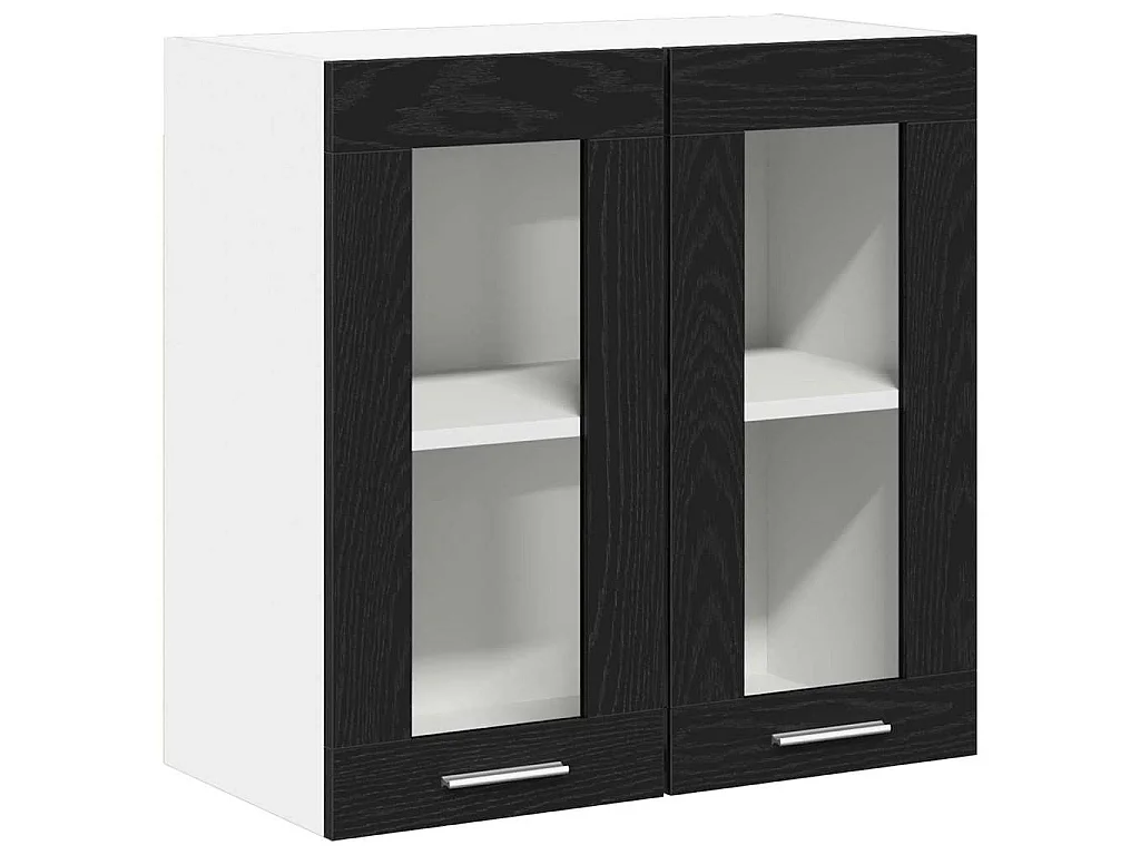 Armoire suspendue Chêne noir 60 x 31 x 60 cm Bois d'ingénierie