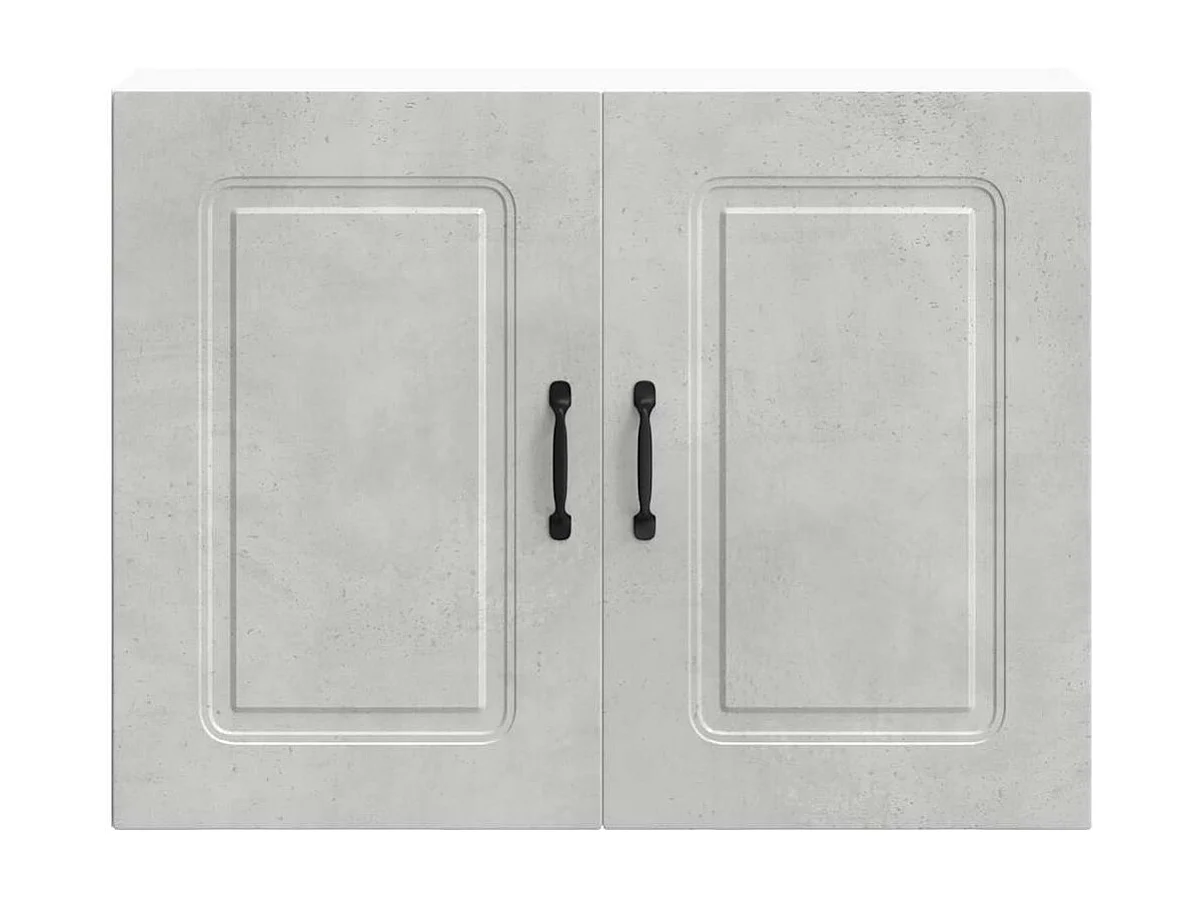 Küchen-Hängeschrank Kalmar Betongrau Holzwerkstoff