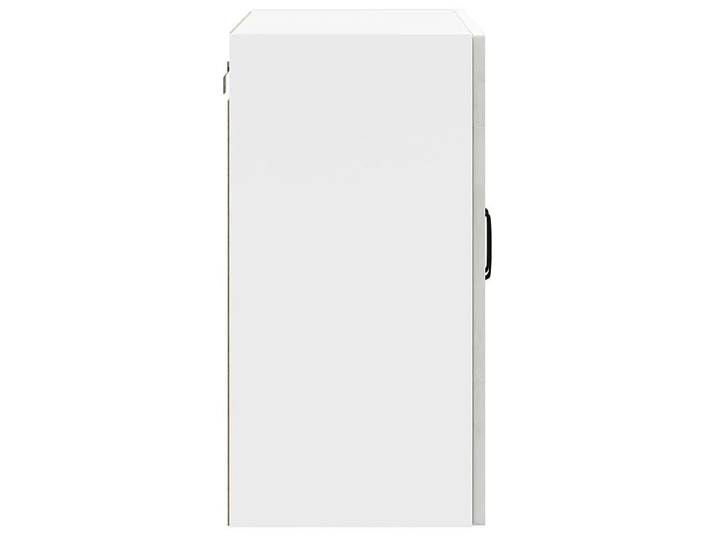 Armoire murale de cuisine Kalmar gris béton bois d'ingénierie