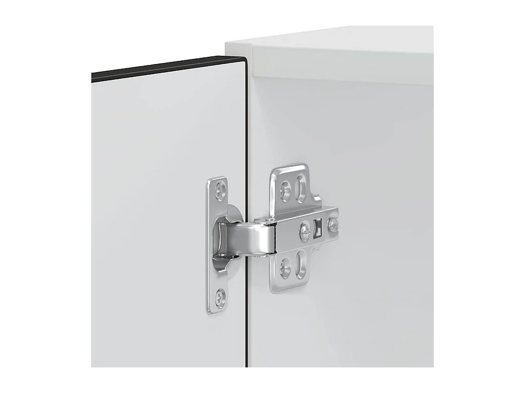 Ovenkasten 2 st Lucca bewerkt hout zwart