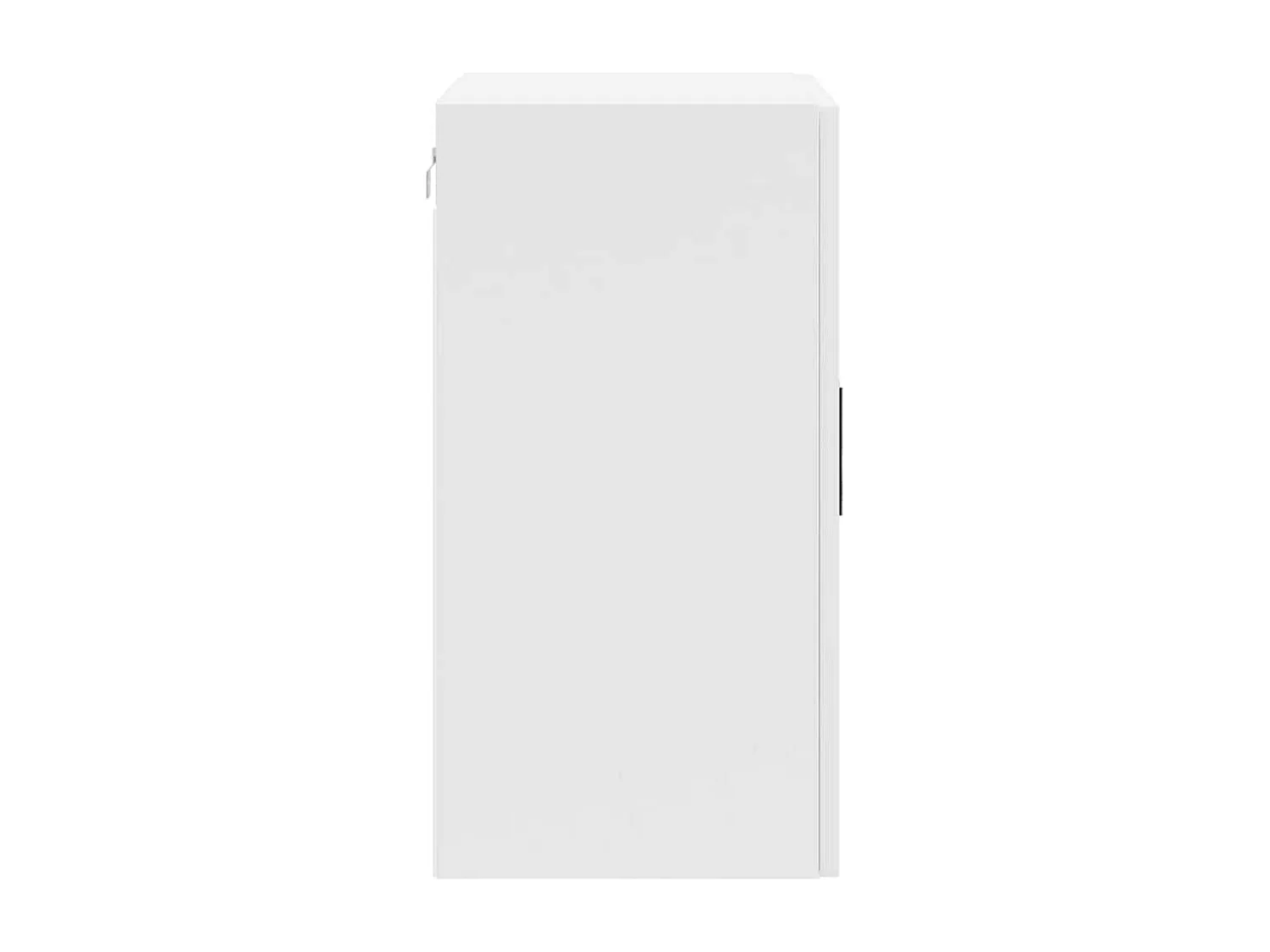 Armoire murale de cuisine Porto blanc brillant bois ingénierie