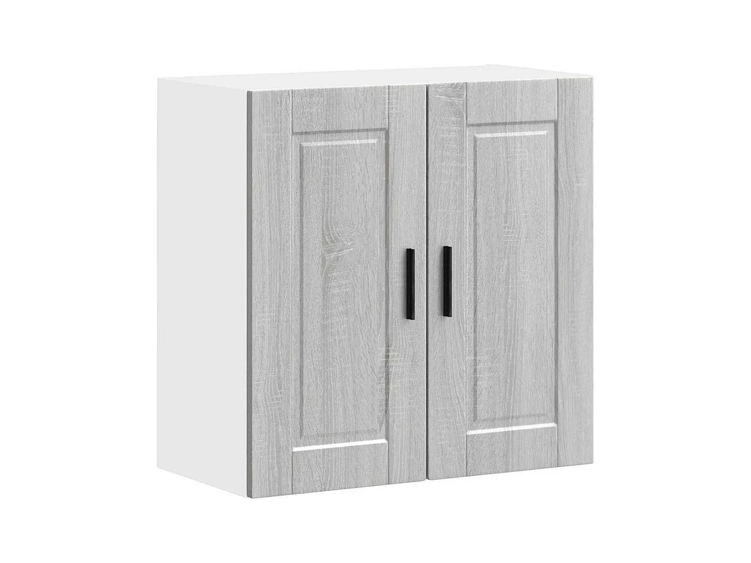 Armoire murale de cuisine Porto sonoma gris bois d'ingénierie