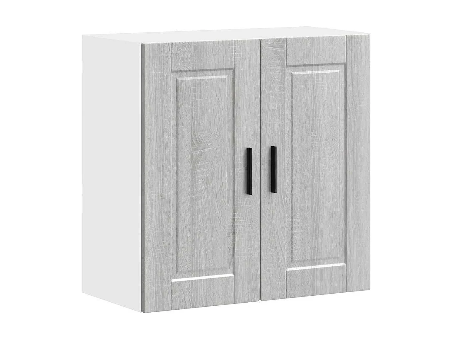 Armoire murale de cuisine Porto sonoma gris bois d'ingénierie