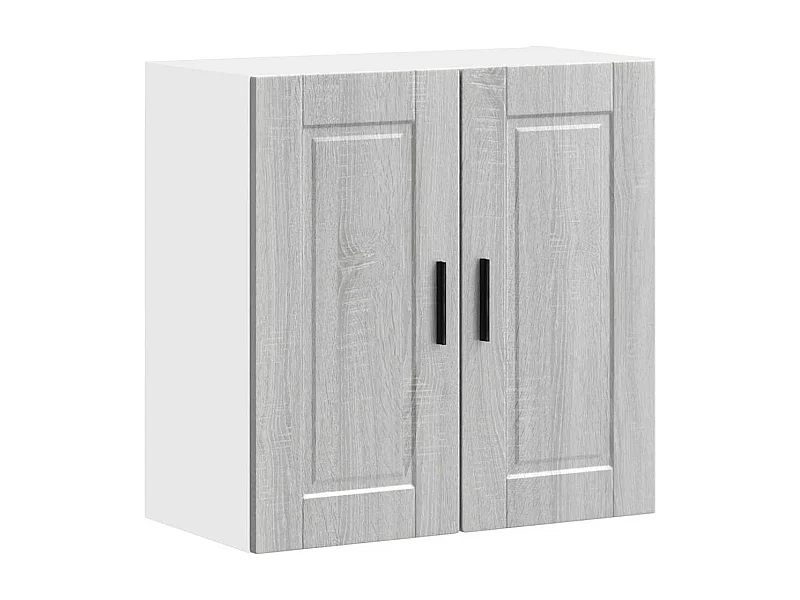 Armoire murale de cuisine Porto sonoma gris bois d'ingénierie