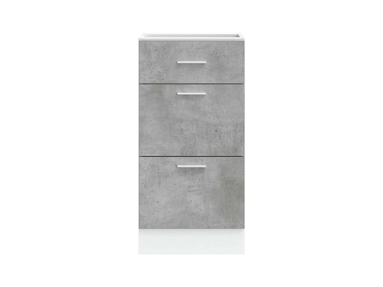 Meuble bas "Lyon" Gris béton 40 x 46 x 81,5 cm Bois d'ingénierie