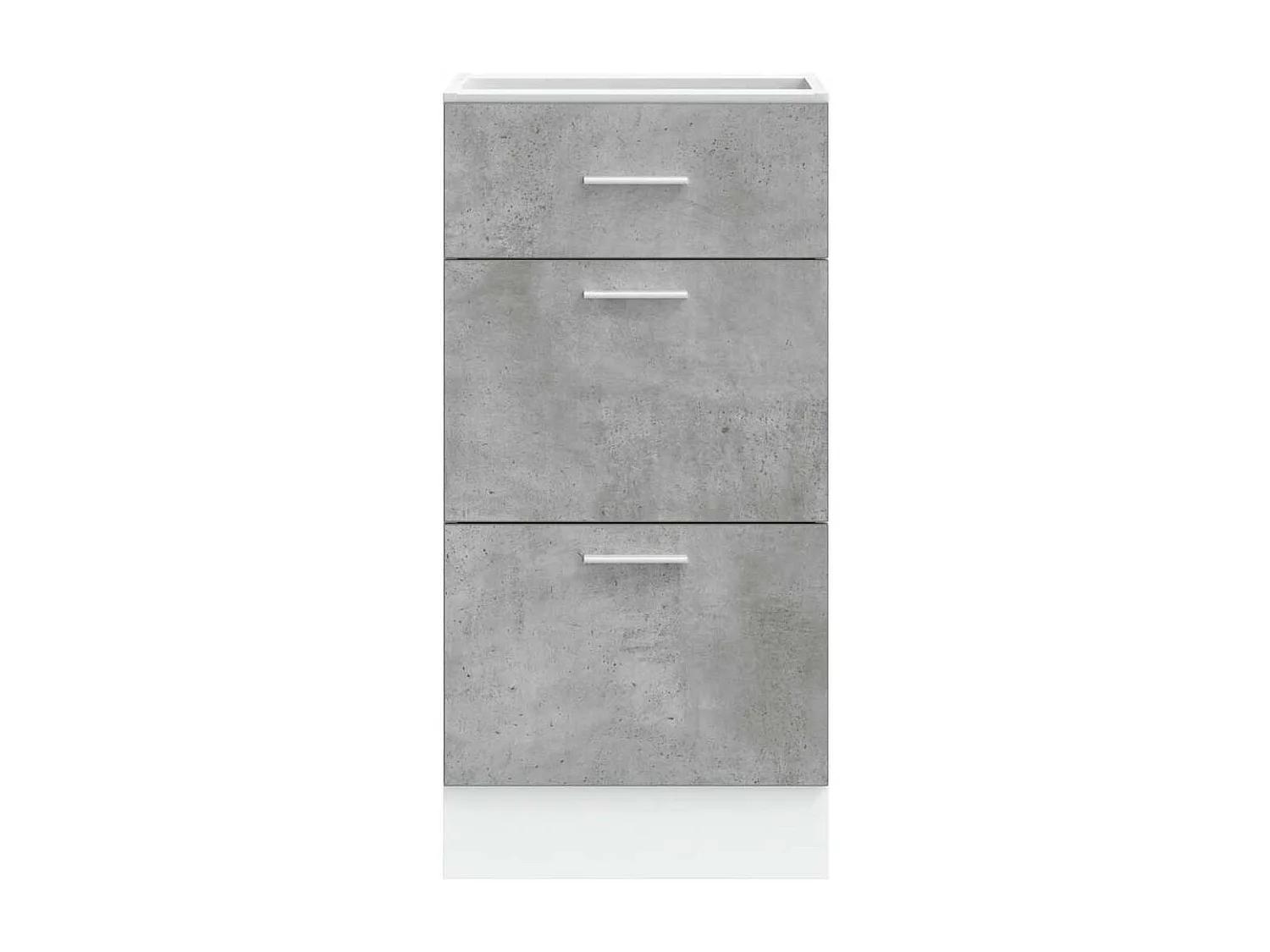 Meuble bas "Lyon" Gris béton 40 x 46 x 81,5 cm Bois d'ingénierie