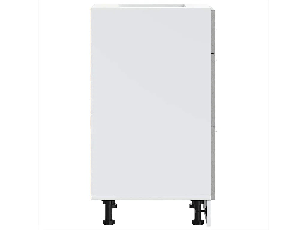 Meuble bas "Lyon" Gris béton 40 x 46 x 81,5 cm Bois d'ingénierie