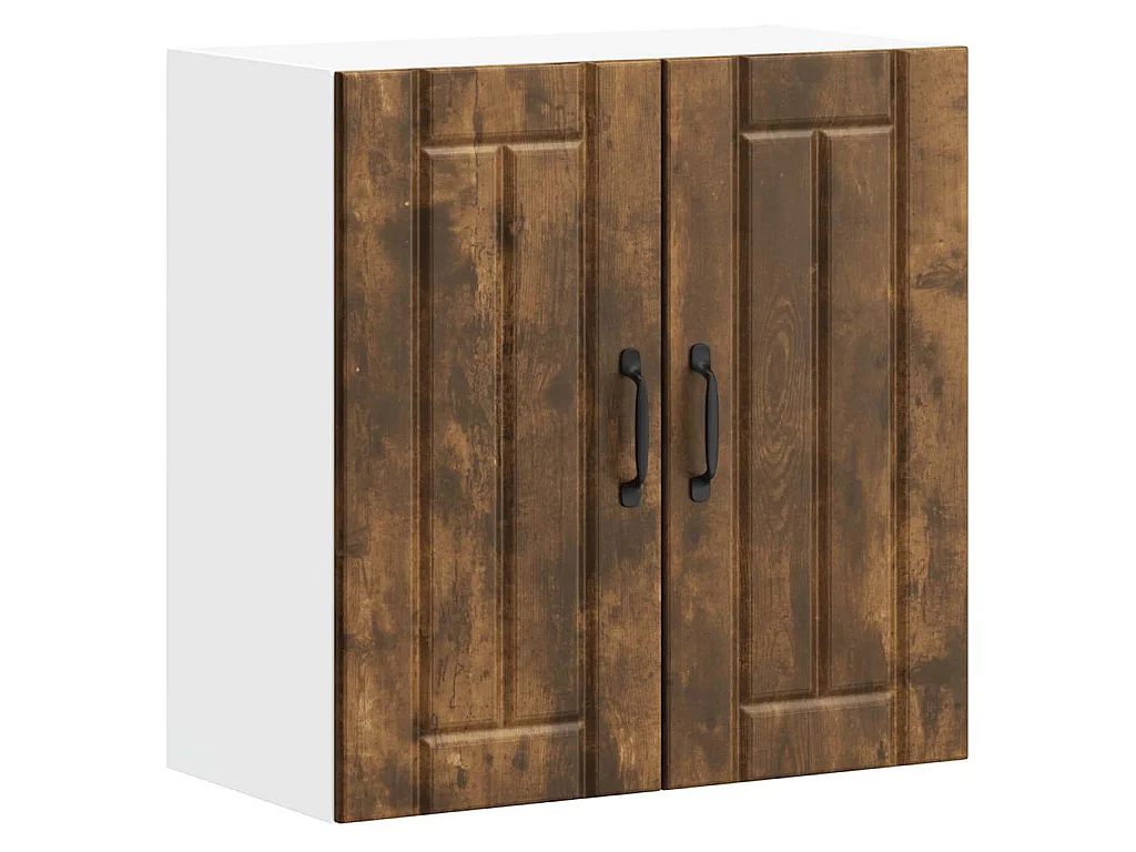 Armoire murale de cuisine Lucca chêne fumé bois ingénierie