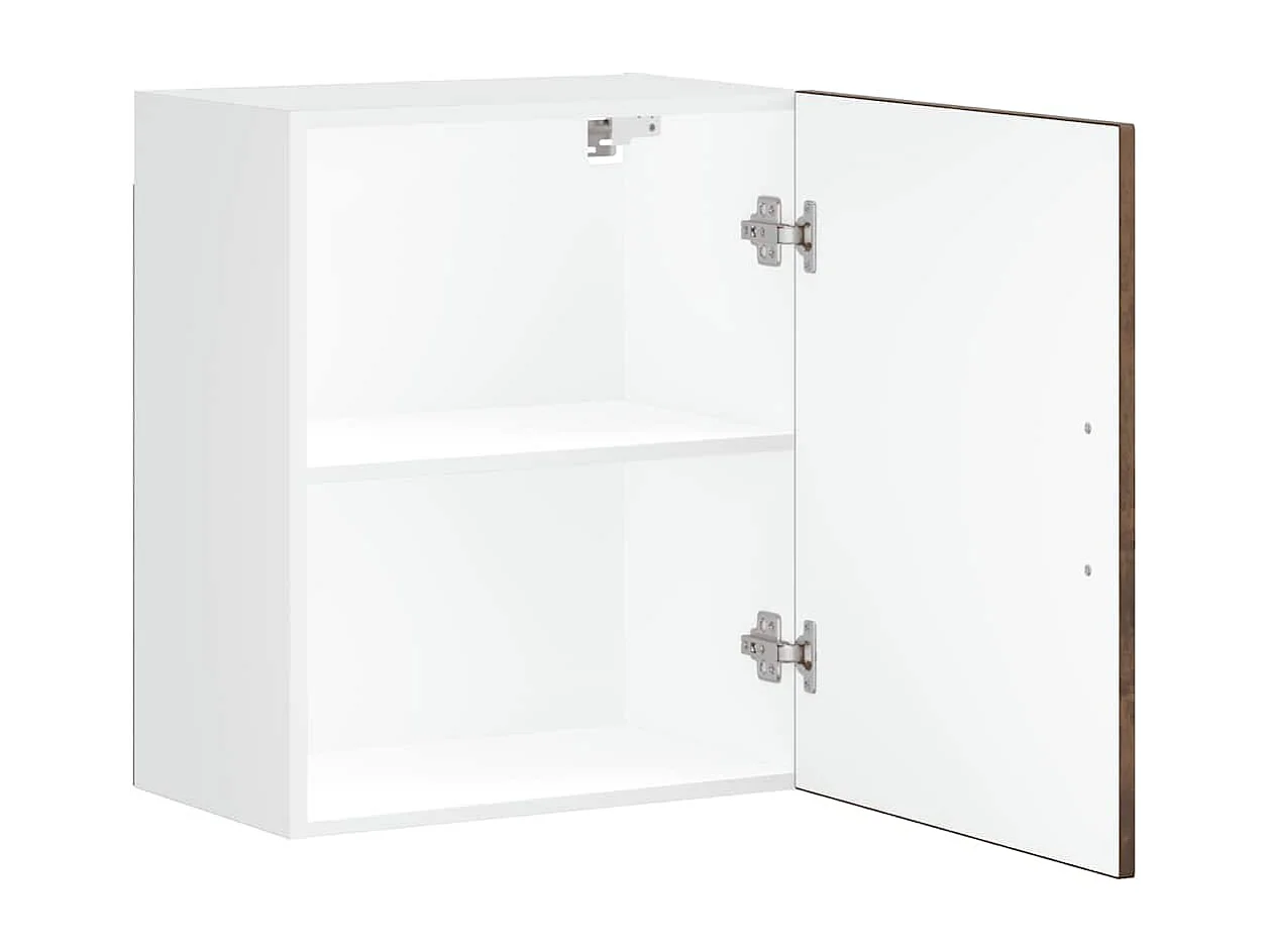 Armario de pared cocina Porto madera ingeniería roble ahumado