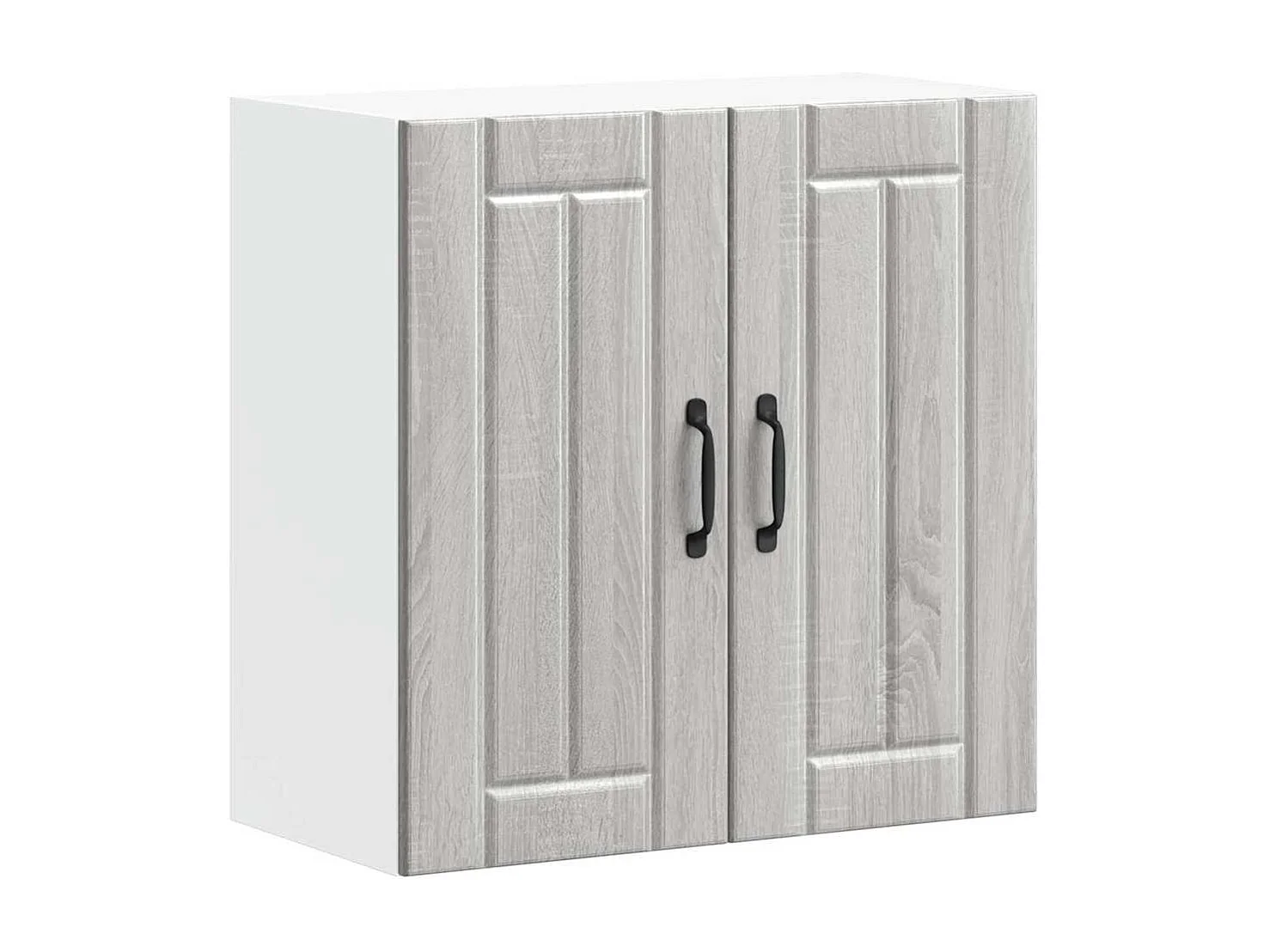 Armoire murale de cuisine Lucca sonoma gris bois ingénierie