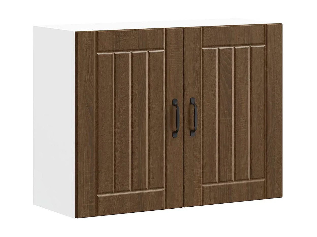 Armario de pared de cocina Lucca roble marrón