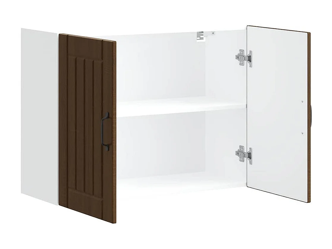 Armario de pared de cocina Lucca roble marrón