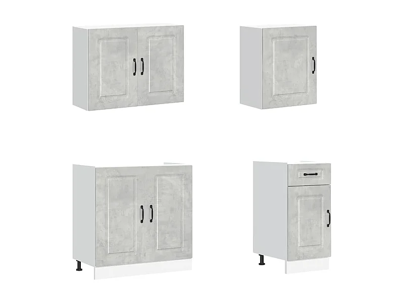 Ensemble d'armoires de cuisine 7 pcs Kalmar bois d'ingénierie