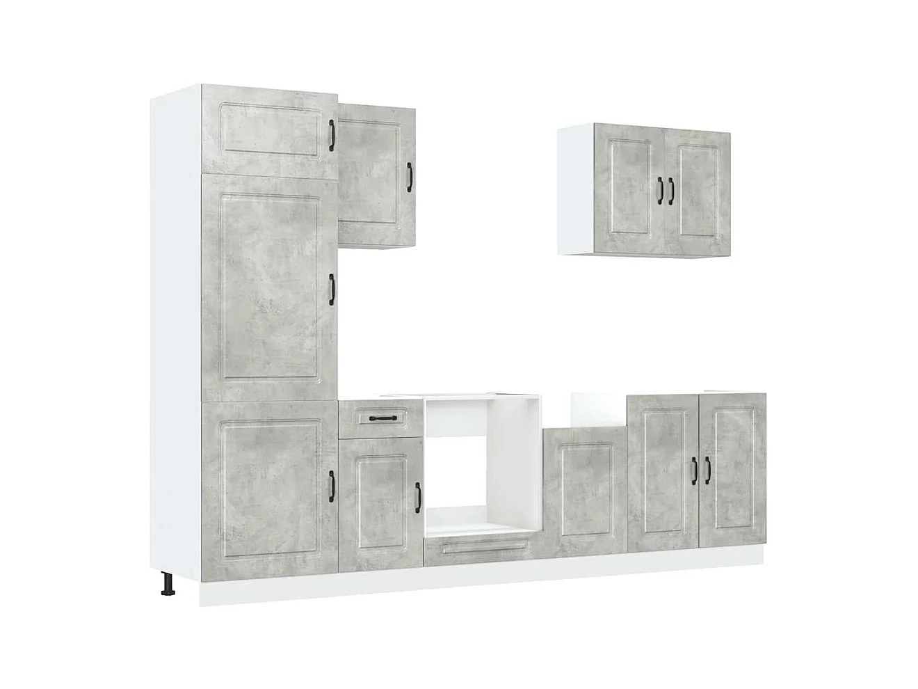 Ensemble d'armoires de cuisine 7 pcs Kalmar bois d'ingénierie