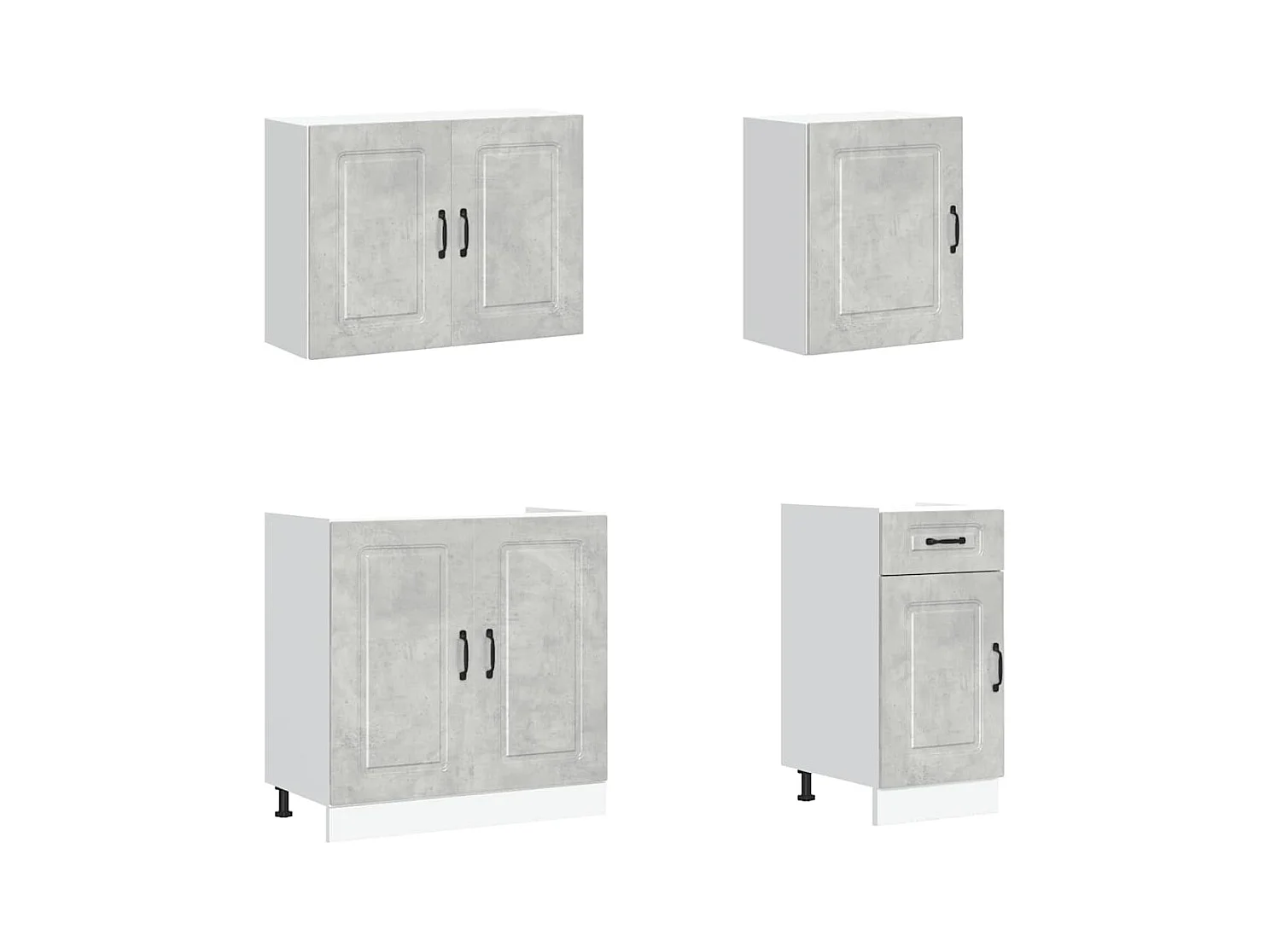 Ensemble d'armoires de cuisine 7 pcs Kalmar bois d'ingénierie