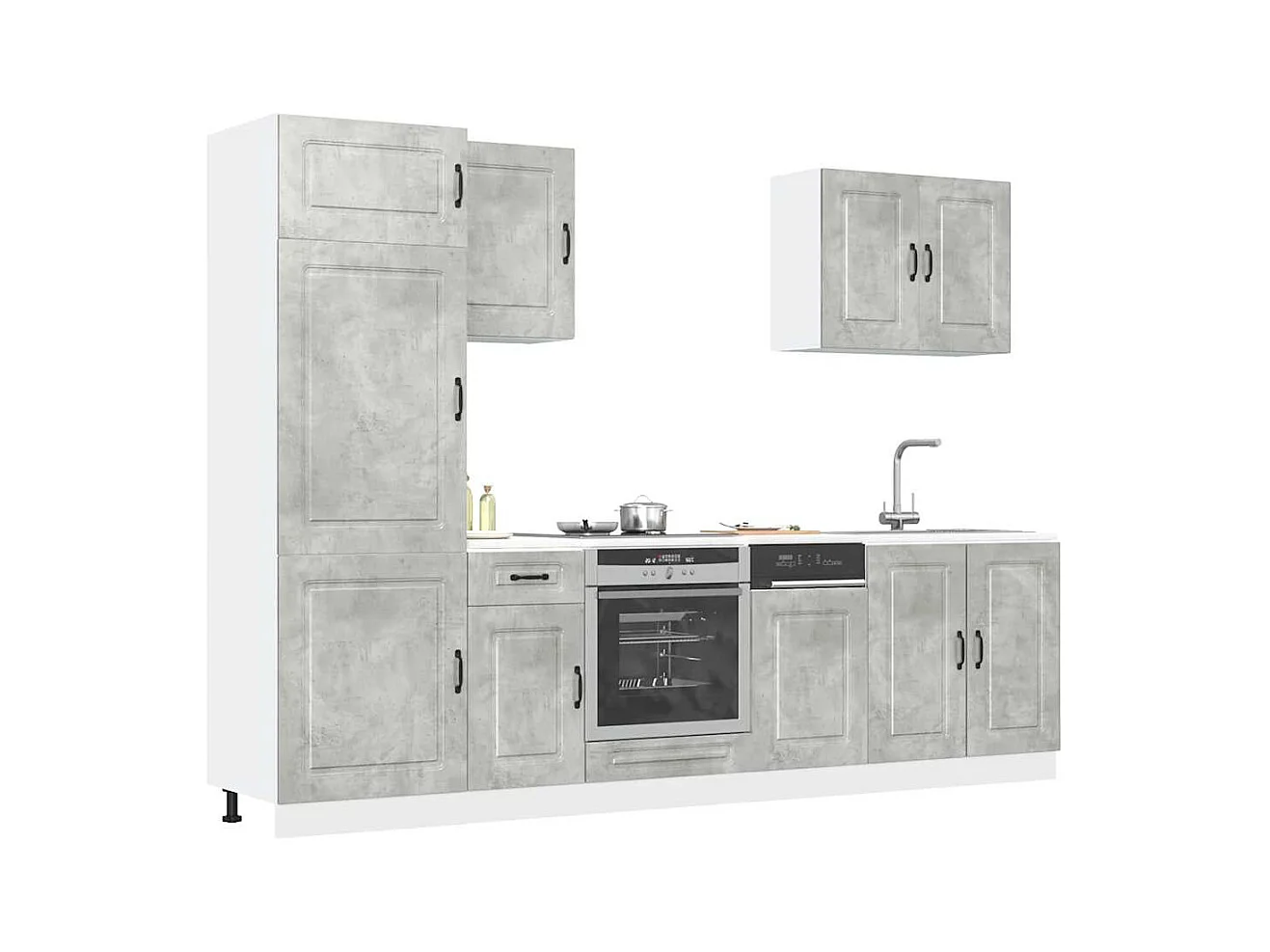 Ensemble d'armoires de cuisine 7 pcs Kalmar bois d'ingénierie