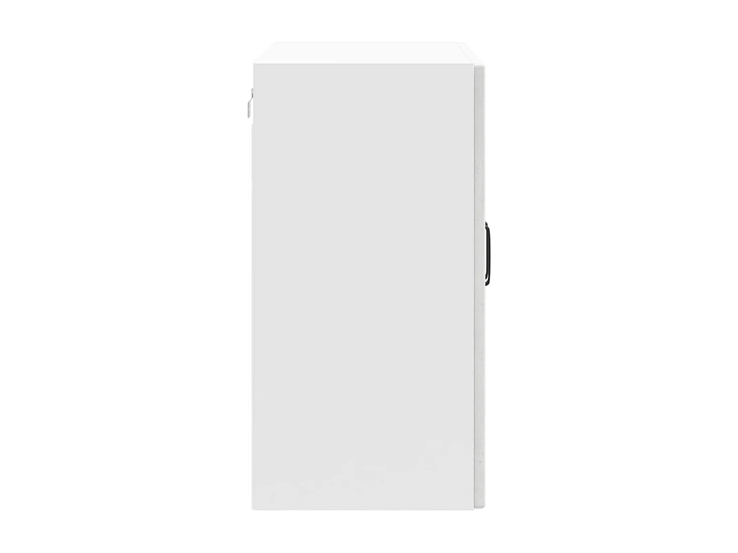 Armoire murale de cuisine Lucca gris béton bois ingénierie