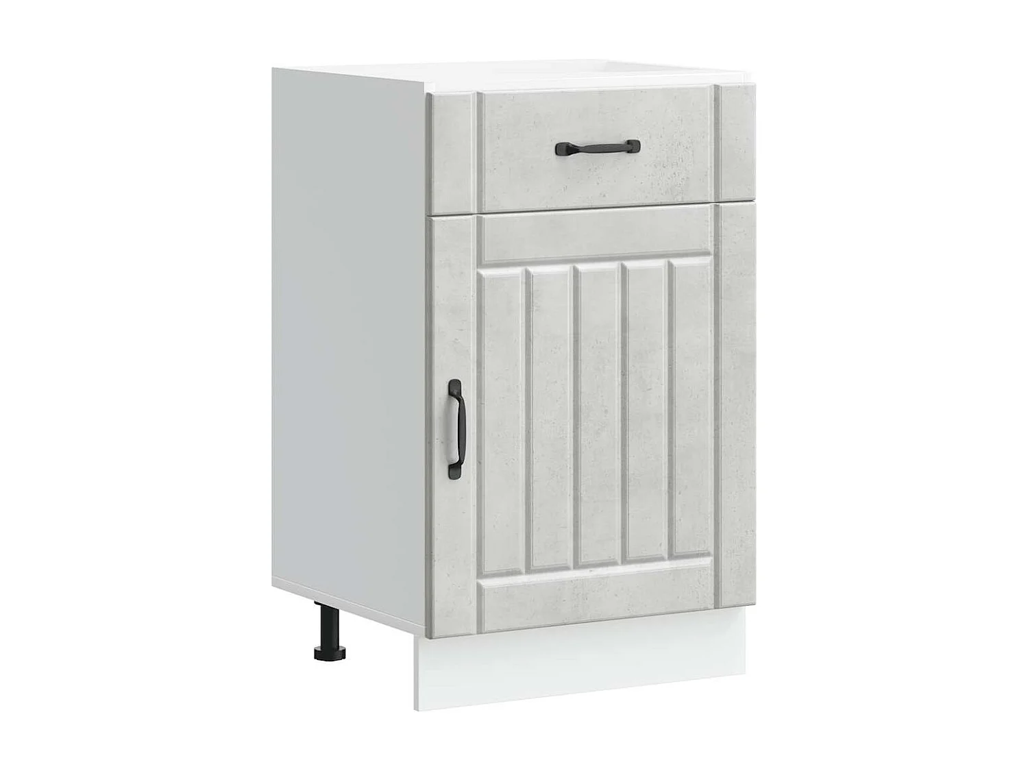 Base da Cucina Lucca Grigio Cemento in Legno Multistrato