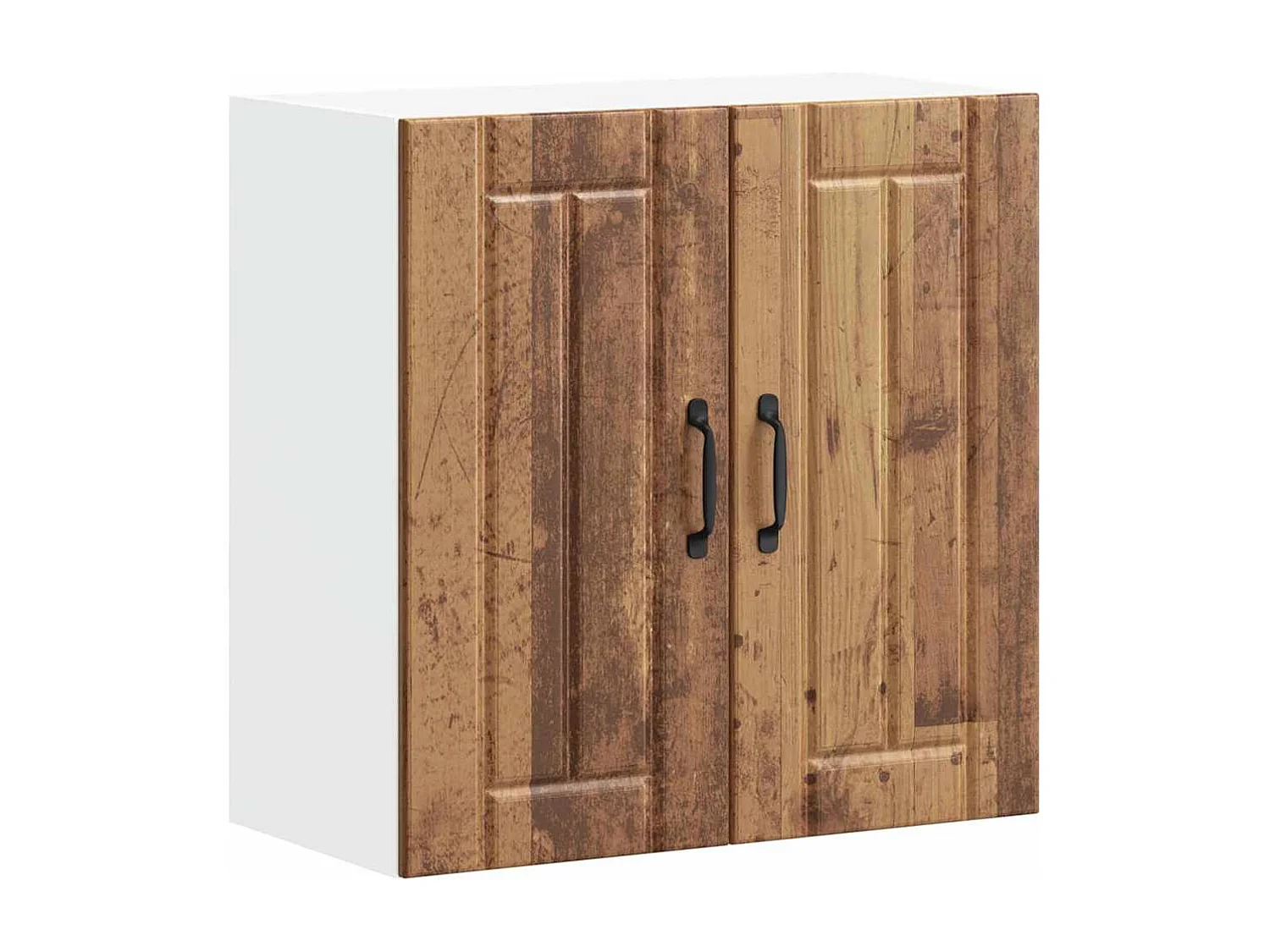 Armoire murale de cuisine Lucca vieux bois bois ingénierie