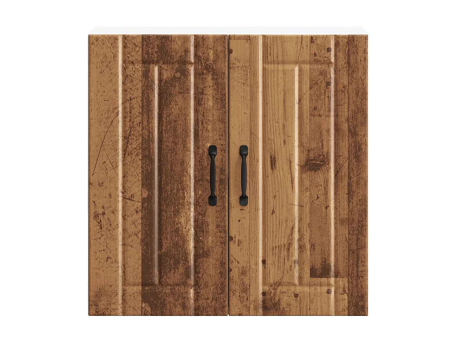 Armoire murale de cuisine Lucca vieux bois bois ingénierie