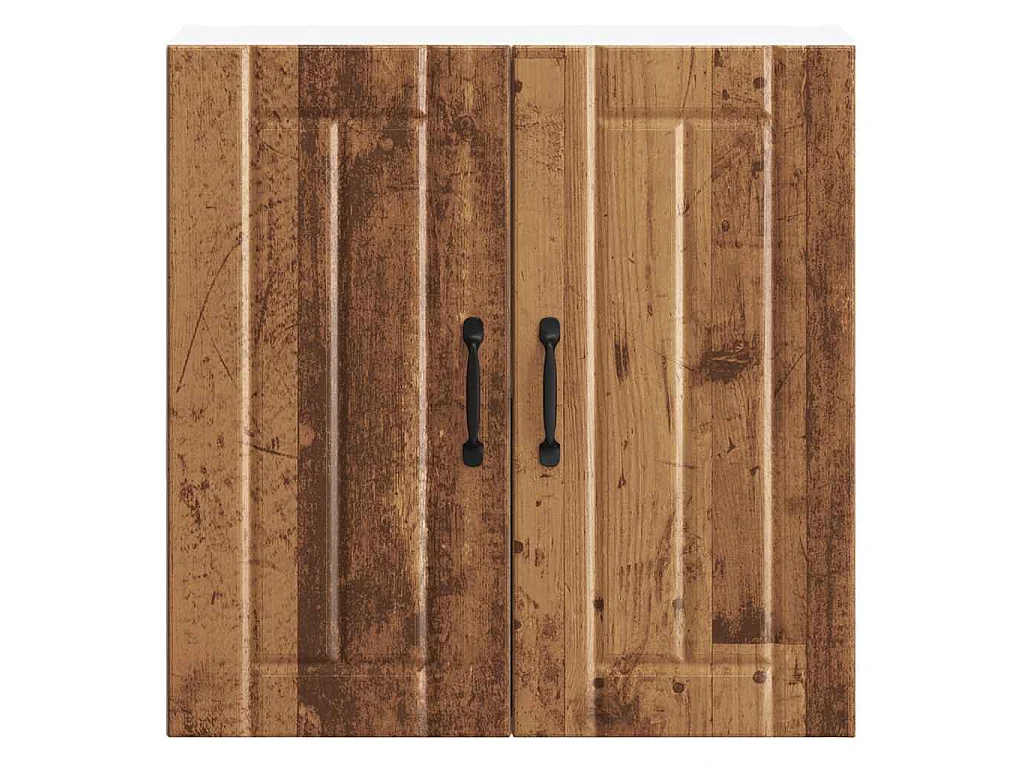 Armoire murale de cuisine Lucca vieux bois bois ingénierie