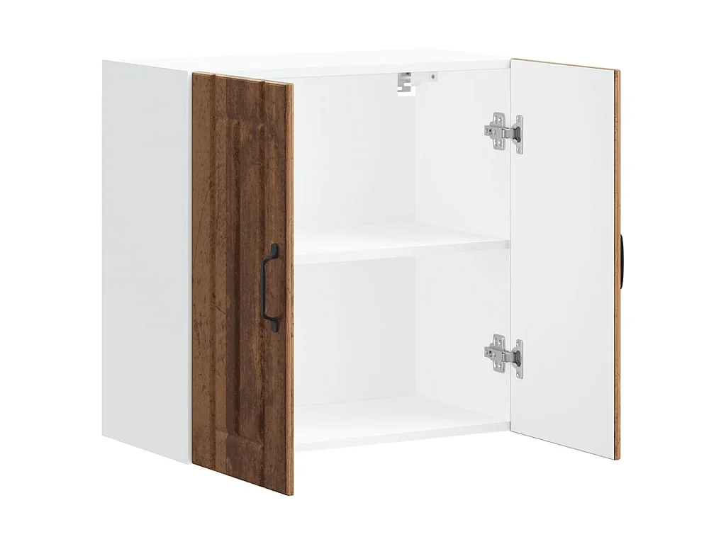 Armoire murale de cuisine Lucca vieux bois bois ingénierie