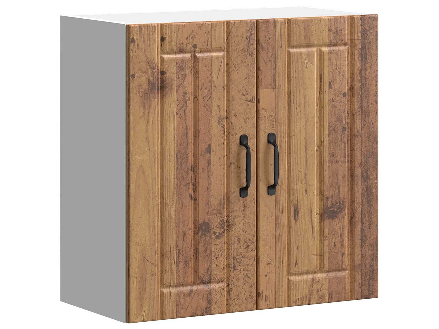 Armoire murale de cuisine Lucca vieux bois bois ingénierie
