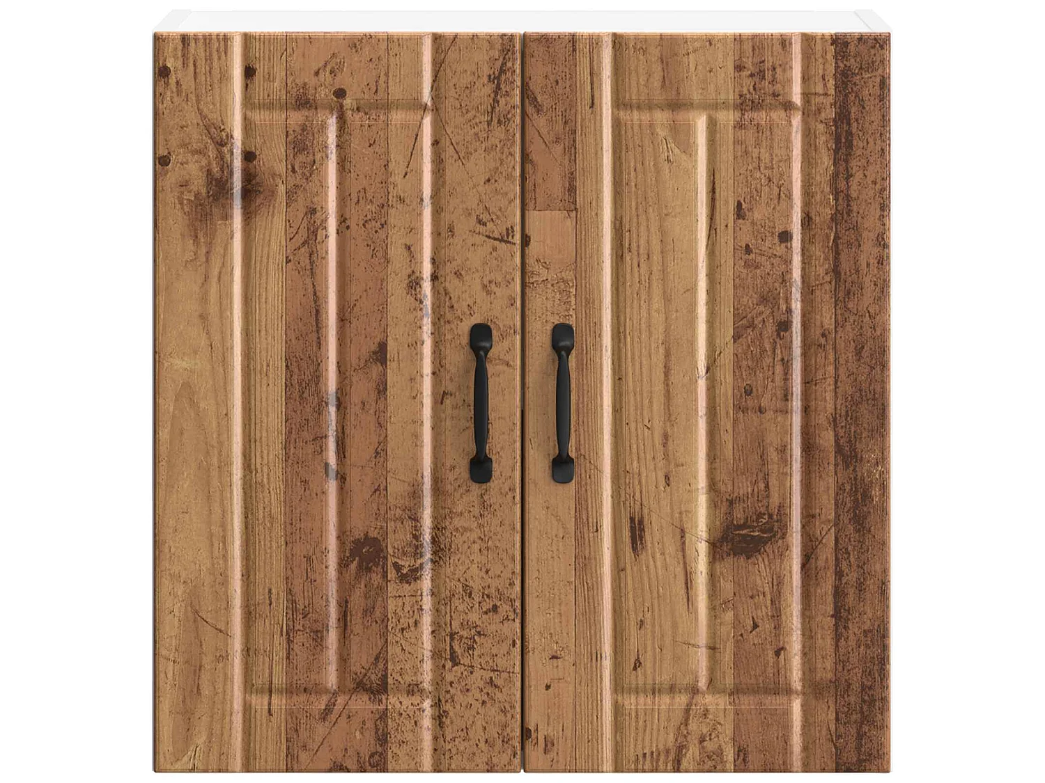 Armoire murale de cuisine Lucca vieux bois bois ingénierie