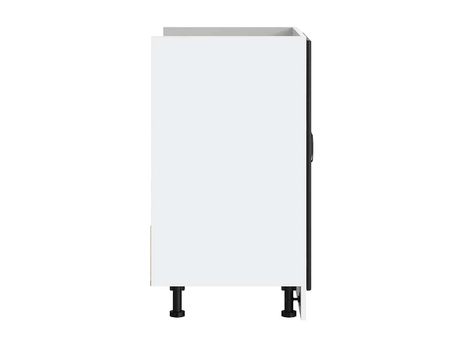 Spülenunterschrank Lucca Schwarz Holzwerkstoff