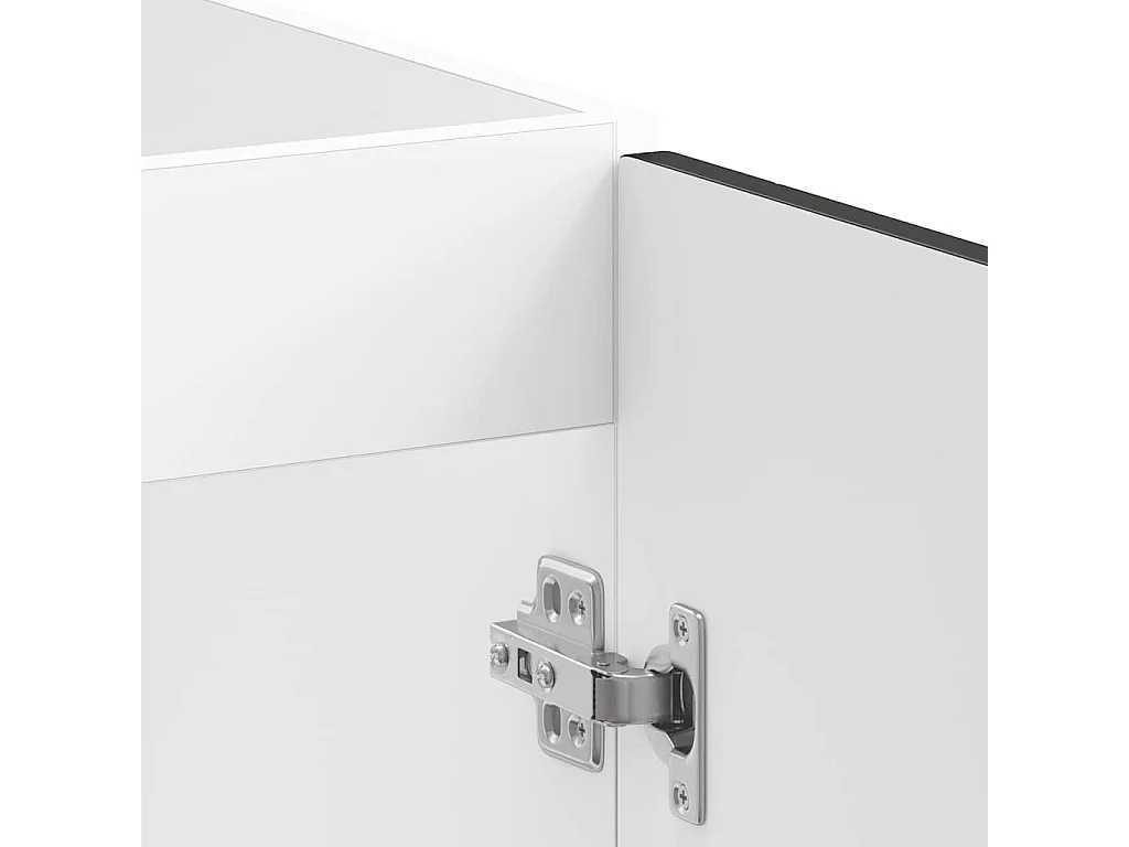 Spülenunterschrank Lucca Schwarz Holzwerkstoff