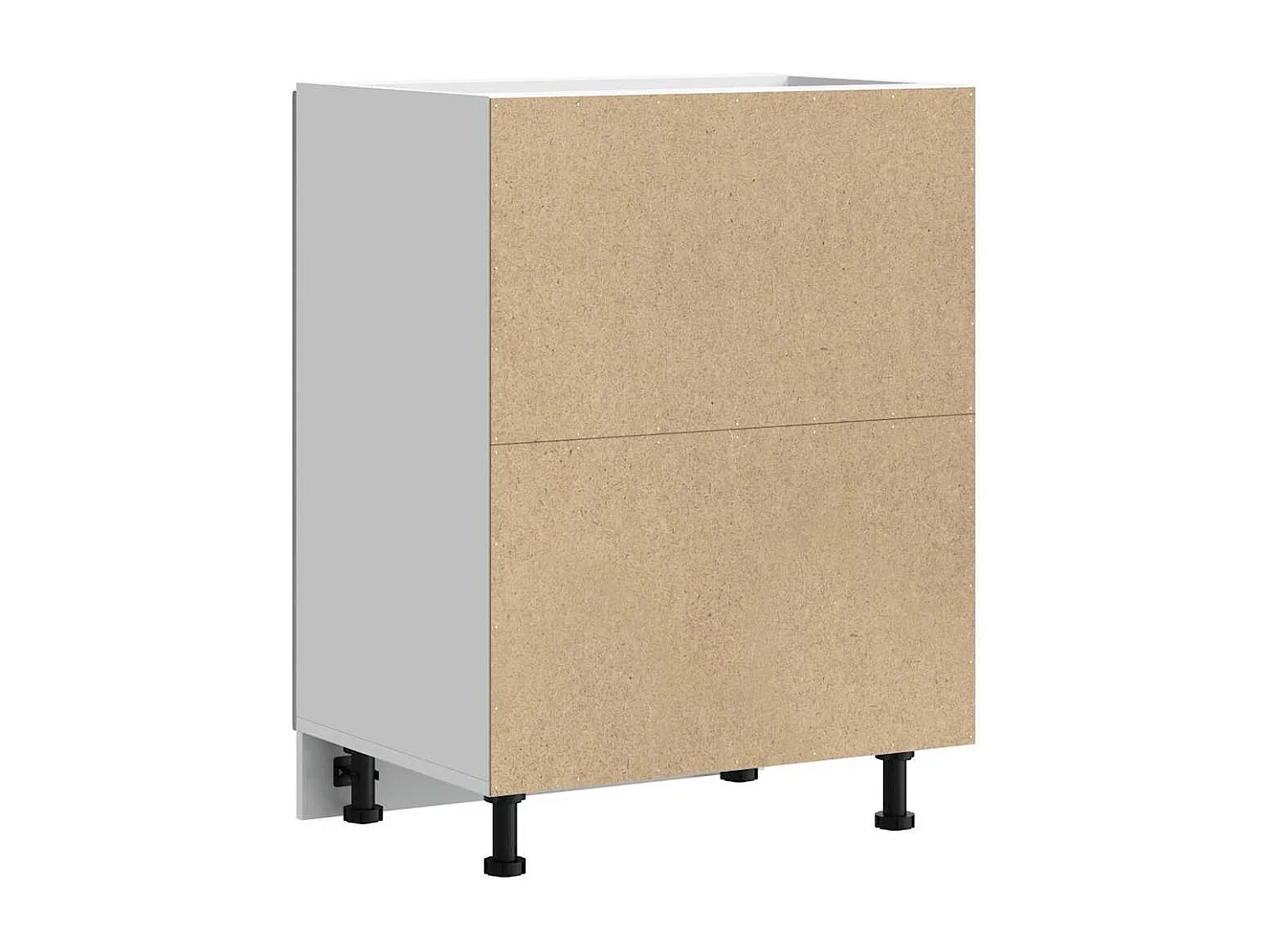 Mueble bajo fregadero Lucca madera contrachapada gris hormigón