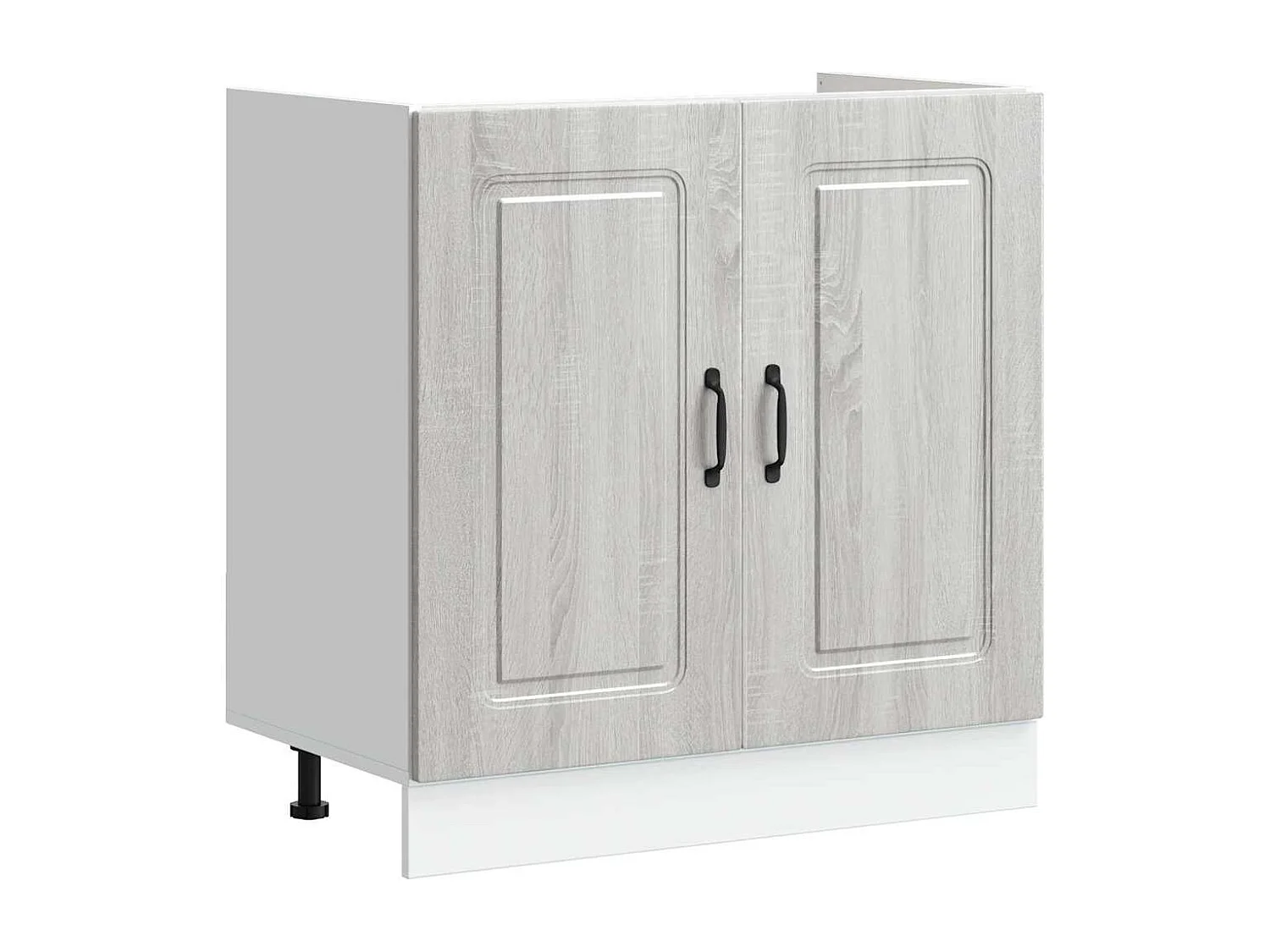 Keukenkast Kalmar 2 pcs Grijs 80 x 46 x 81.5 cm Bewerkt hout