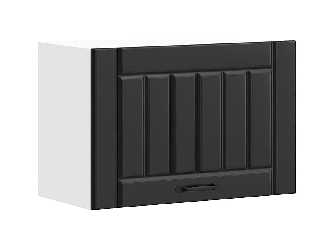 Küchen-Hängeschrank Lucca Schwarz Holzwerkstoff