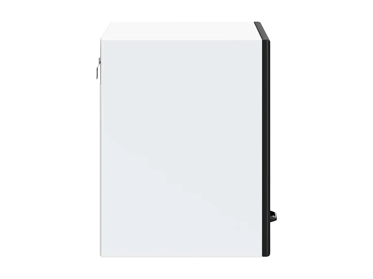 Armoire murale de cuisine Lucca noir bois d'ingénierie