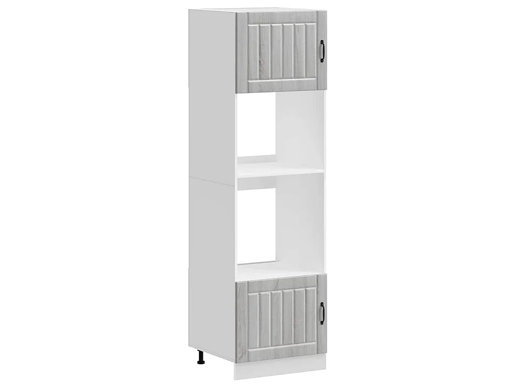 Armoires de four 2 pcs Kalmar sonoma gris bois d'ingénierie