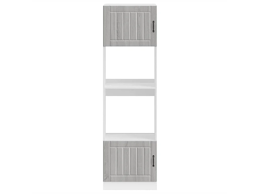 Armoires de four 2 pcs Kalmar sonoma gris bois d'ingénierie