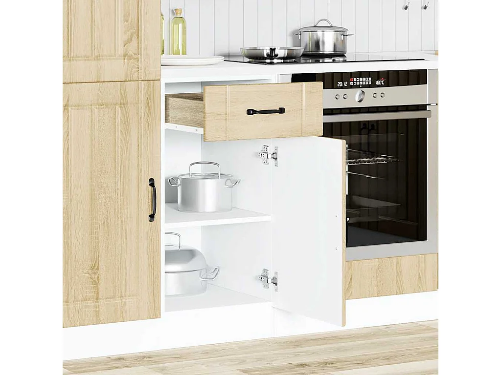 Base da Cucina Lucca Rovere Sonoma in Legno Multistrato