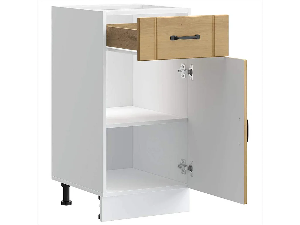 Base da Cucina Lucca Rovere Sonoma in Legno Multistrato