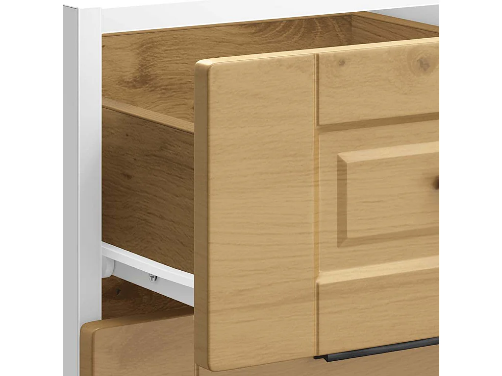 Armoire de cuisine Porto chêne artisanal bois d'ingénierie