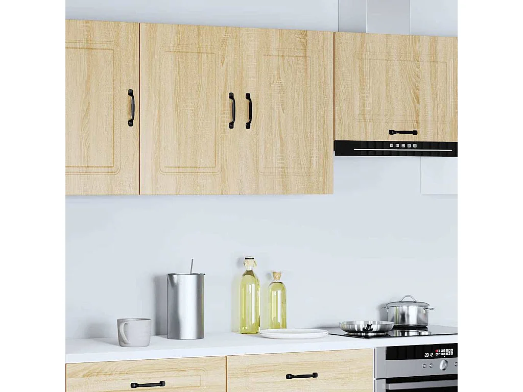 Armoire murale de cuisine Kalmar chêne sonoma bois d'ingénierie