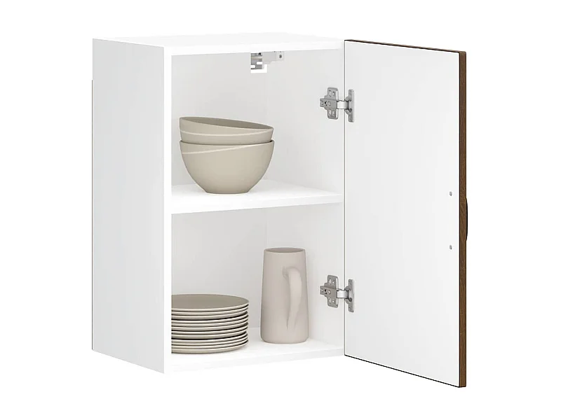 Keukenbovenkast Lucca bewerkt hout bruin eikenkleur