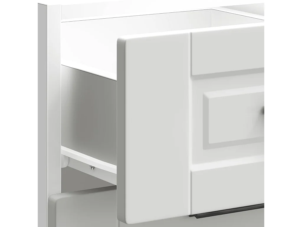 Armoire de cuisine Porto blanc bois d'ingénierie