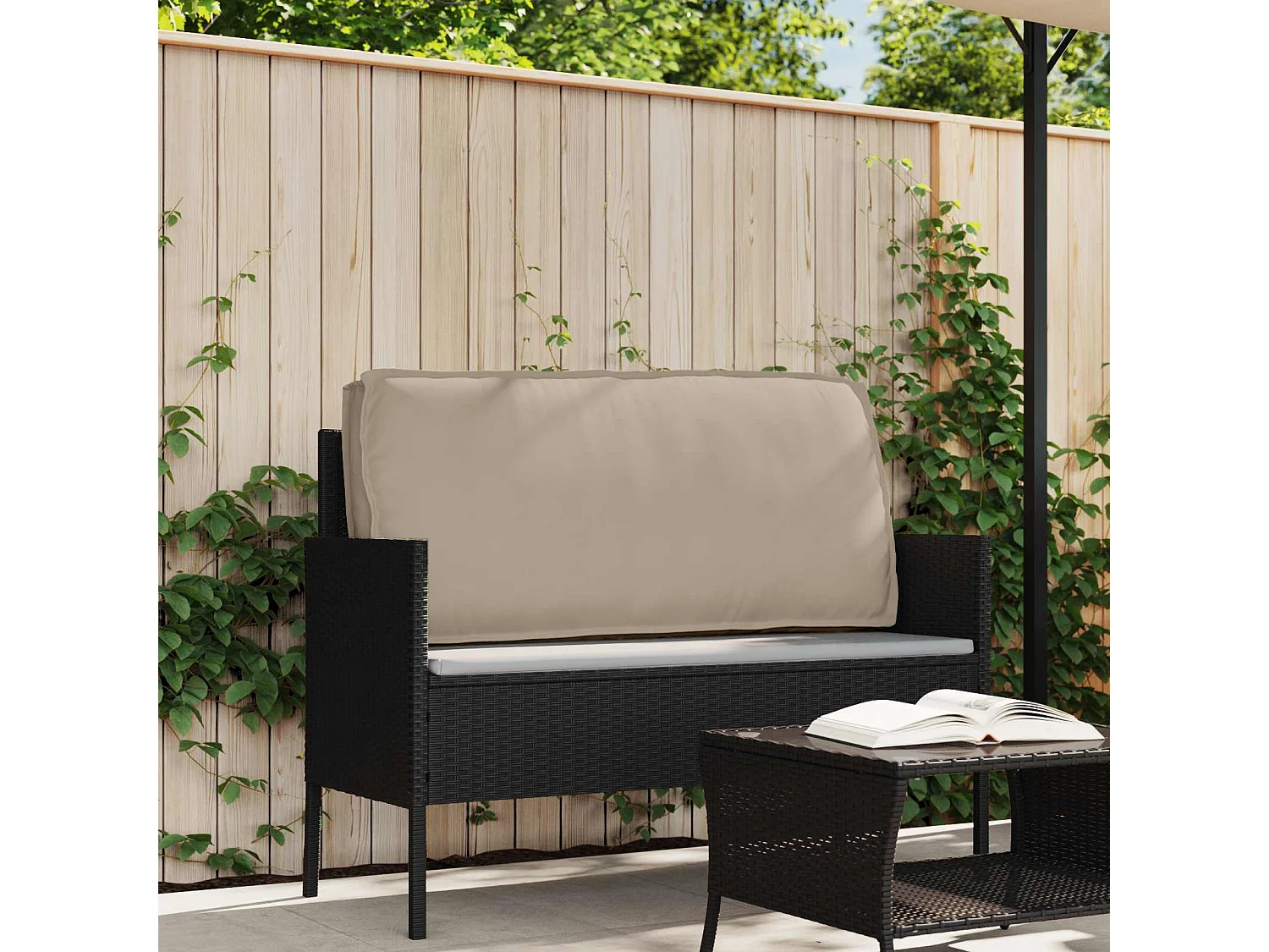 Armário de Cozinha Lucca 2 pcs Preto 80 x 46 x 81.5 cm