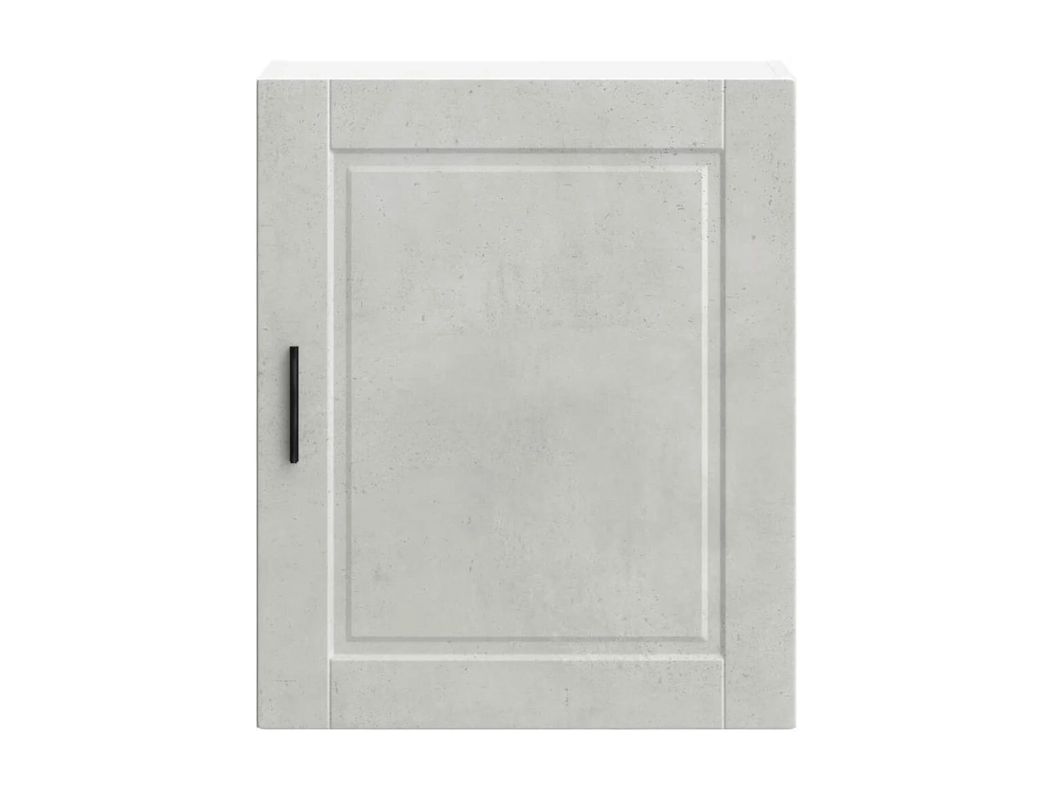 Armoire murale de cuisine Porto gris béton bois d'ingénierie