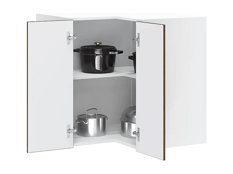 Mueble de cocina esquina pared Lucca roble marrón