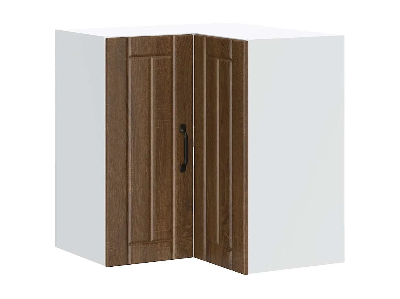 Mueble de cocina esquina pared Lucca roble marrón