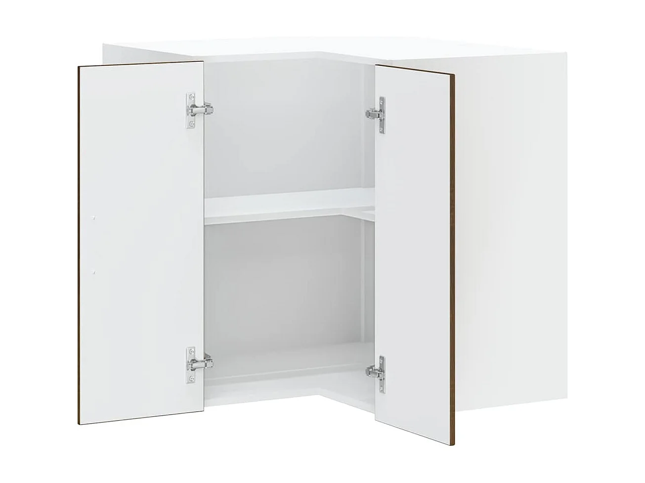 Mueble de cocina esquina pared Lucca roble marrón