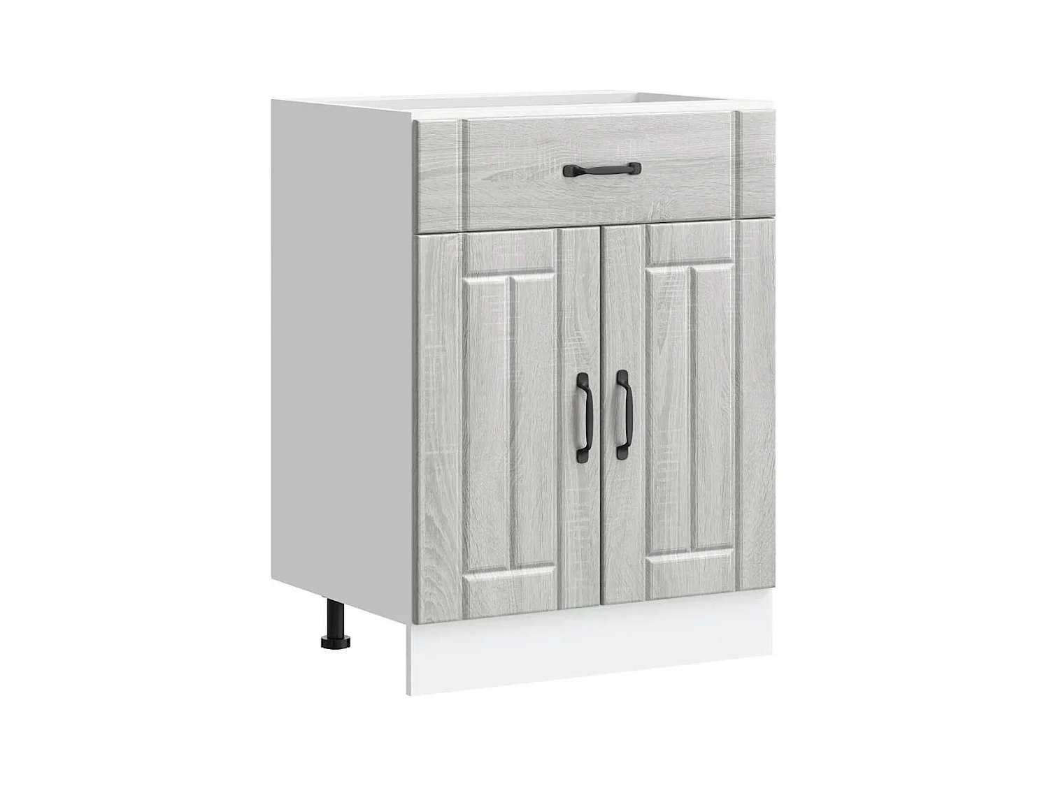 Armoire de cuisine Lucca sonoma gris bois ingénierie